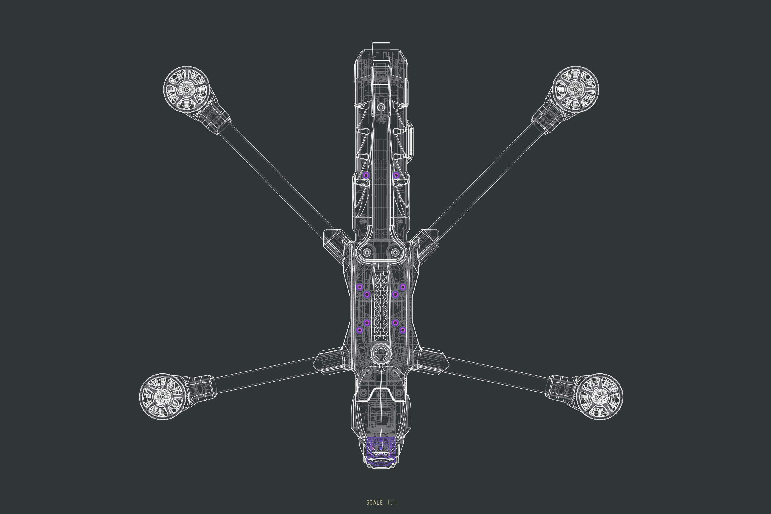 Electronics bay installation view