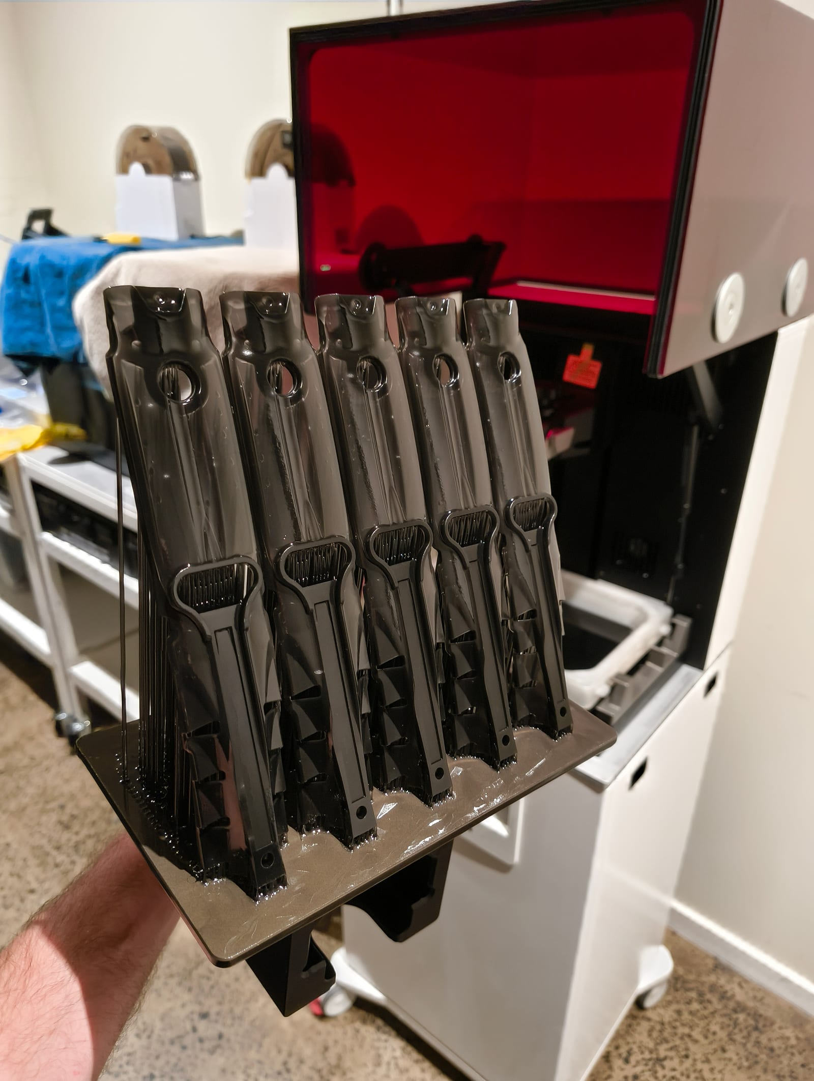 Top cover curing process